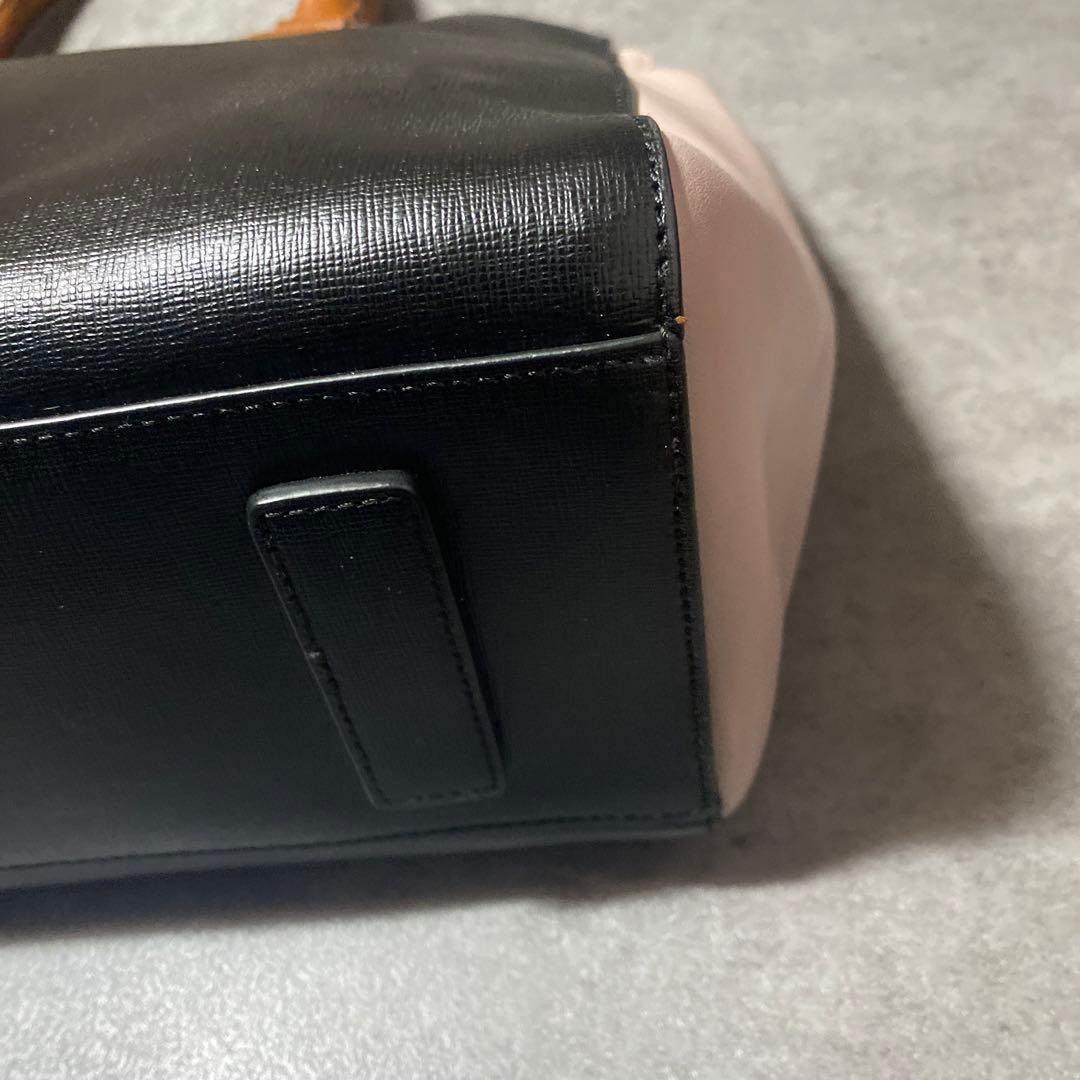 ポールスミス★カラーブロック　レザートートバッグ美品肩掛け可★バイカラー