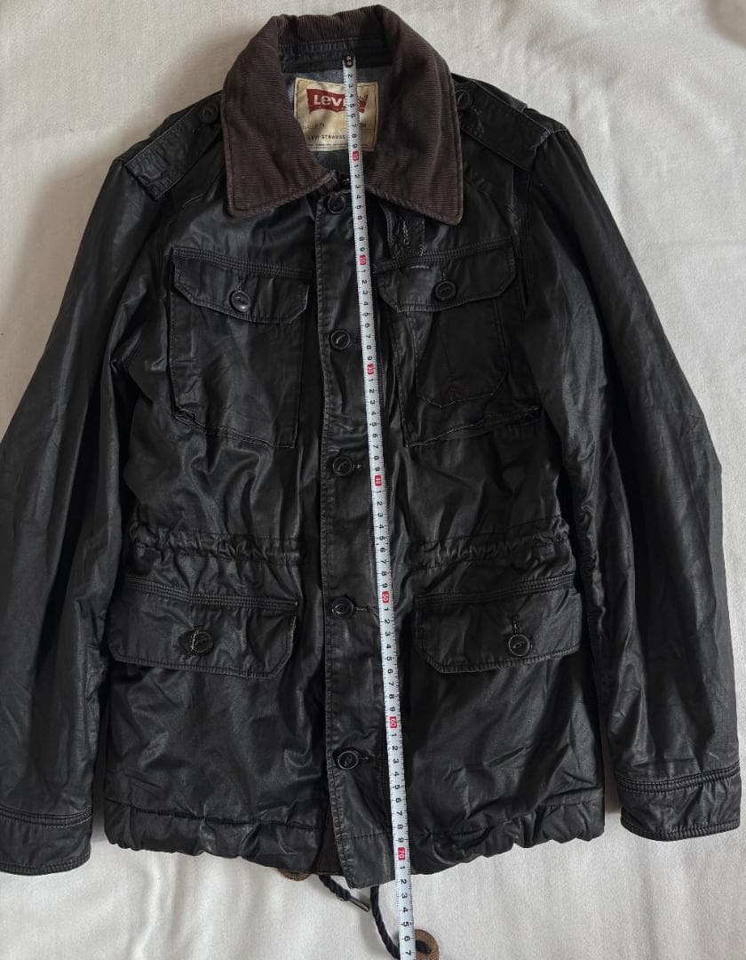 激レアy2k Levi'sベルト 光沢ハイネックジャケット 平成ギャル グランジ