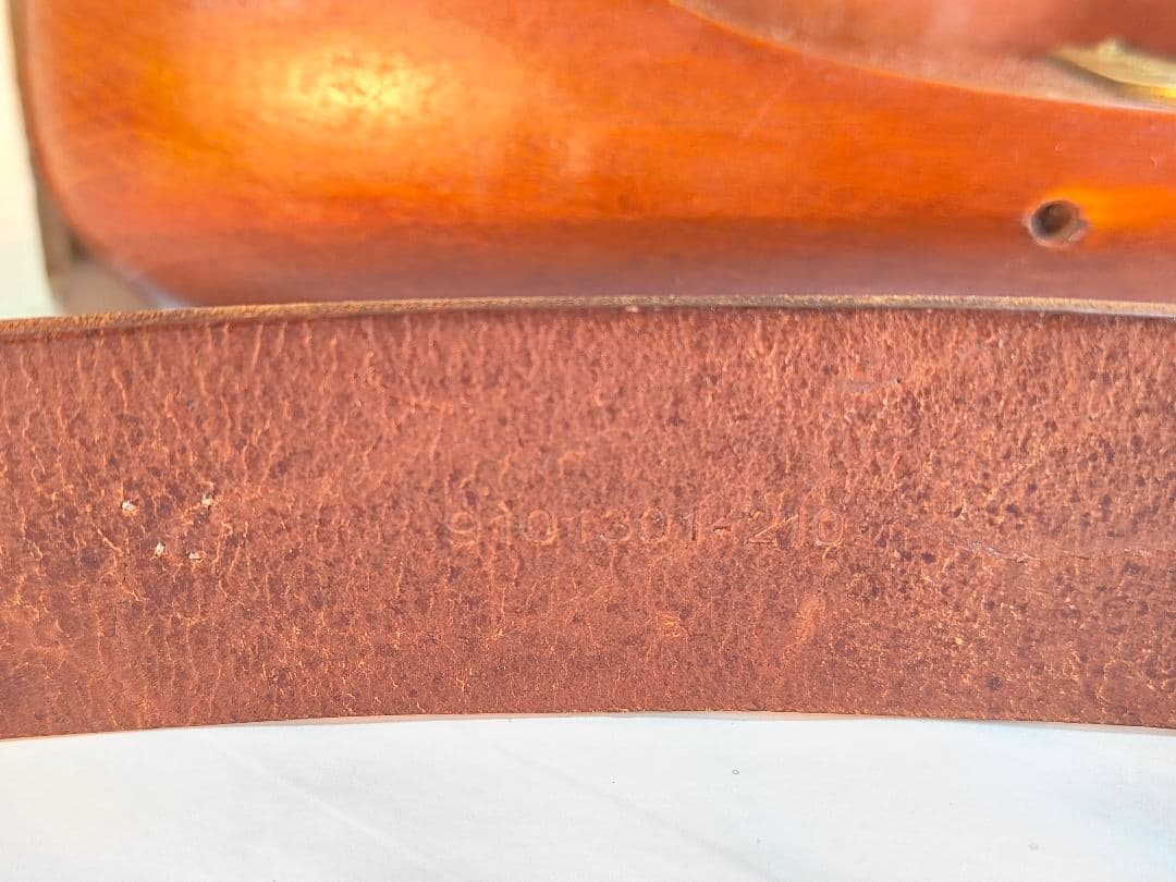 【極美品】RLL ローレンラルフローレン　高級スタッズレザーベルト　厚本革正規品