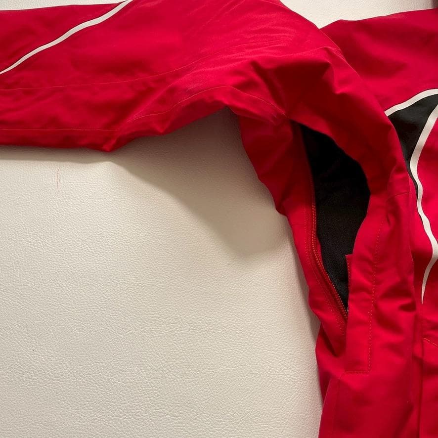 【やまみ】ミズノ スキーウェア 上S 下M セットアップ 赤 ブレスサーモ