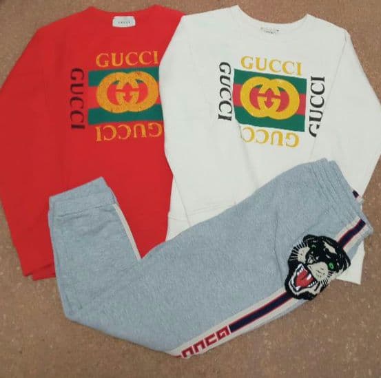 GUCCI グッチ サイドラインロゴ ジョギングパンツ スウェット サイズ10