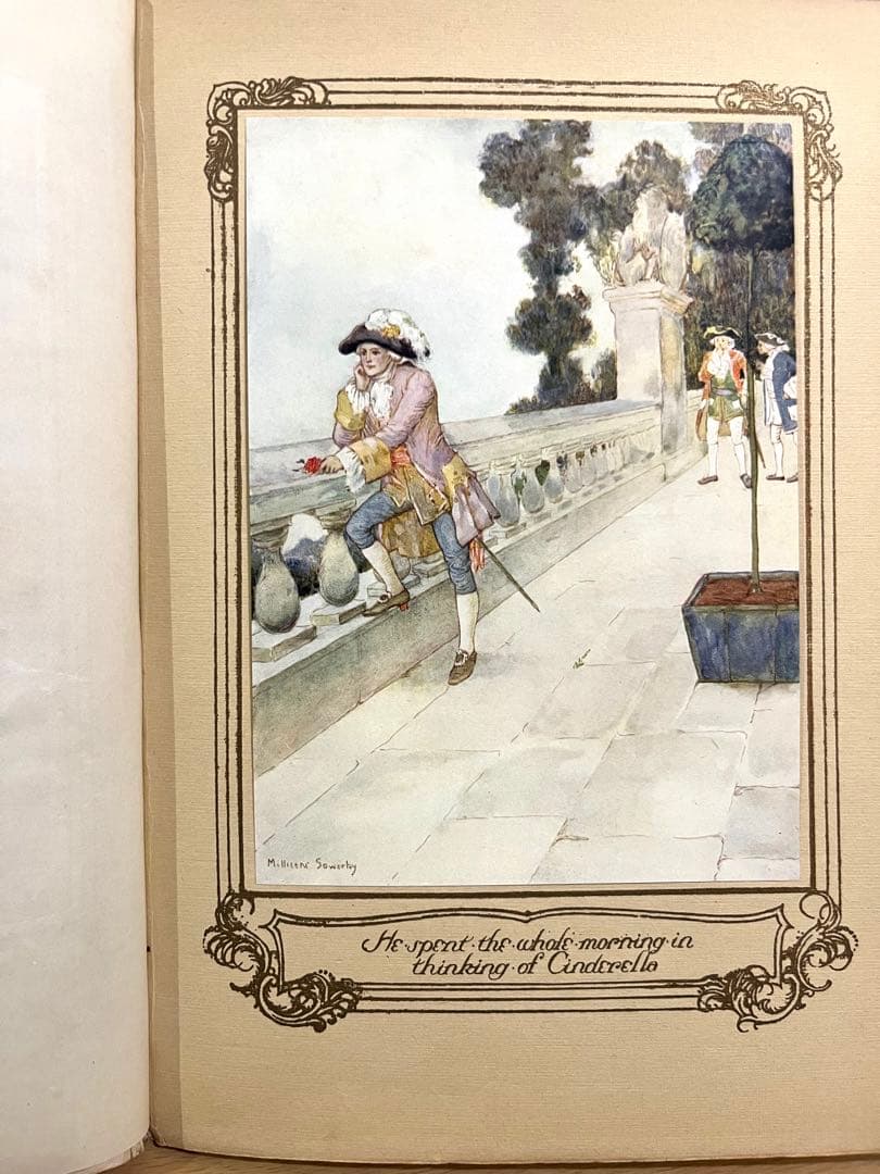 NO210 レア 超希少 アンティーク 古書 洋書 絵本 グリム童話 シンデレラ