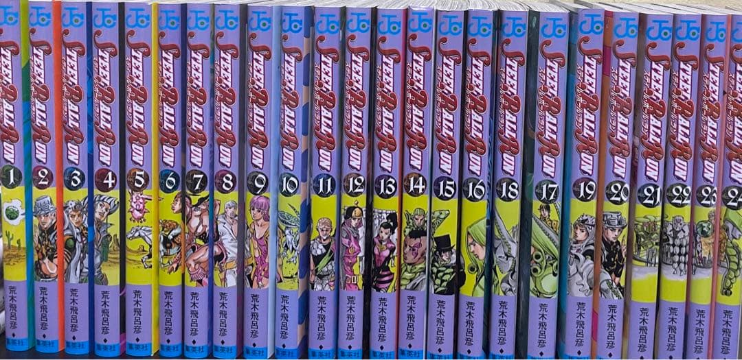 ジョジョの奇妙な冒険 7部 スティールボールラン 1-24