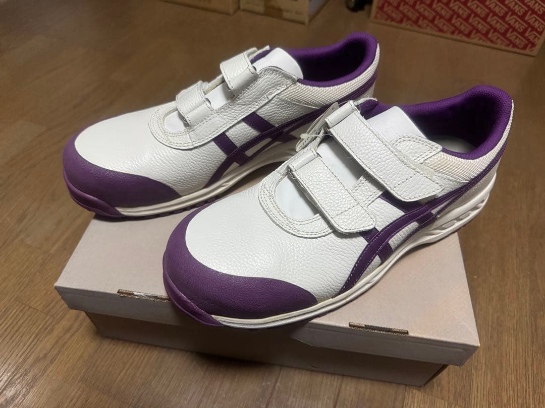 asics 本革安全靴 限定カラー 新品未使用 28cm