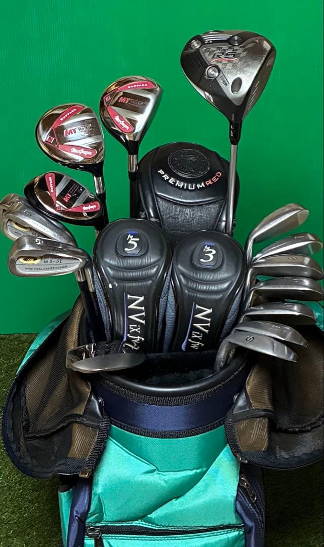 メンズクラブフルセット　キャディバッグ付き