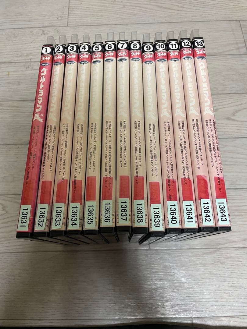 ウルトラマンエースDVD 全巻　全13巻