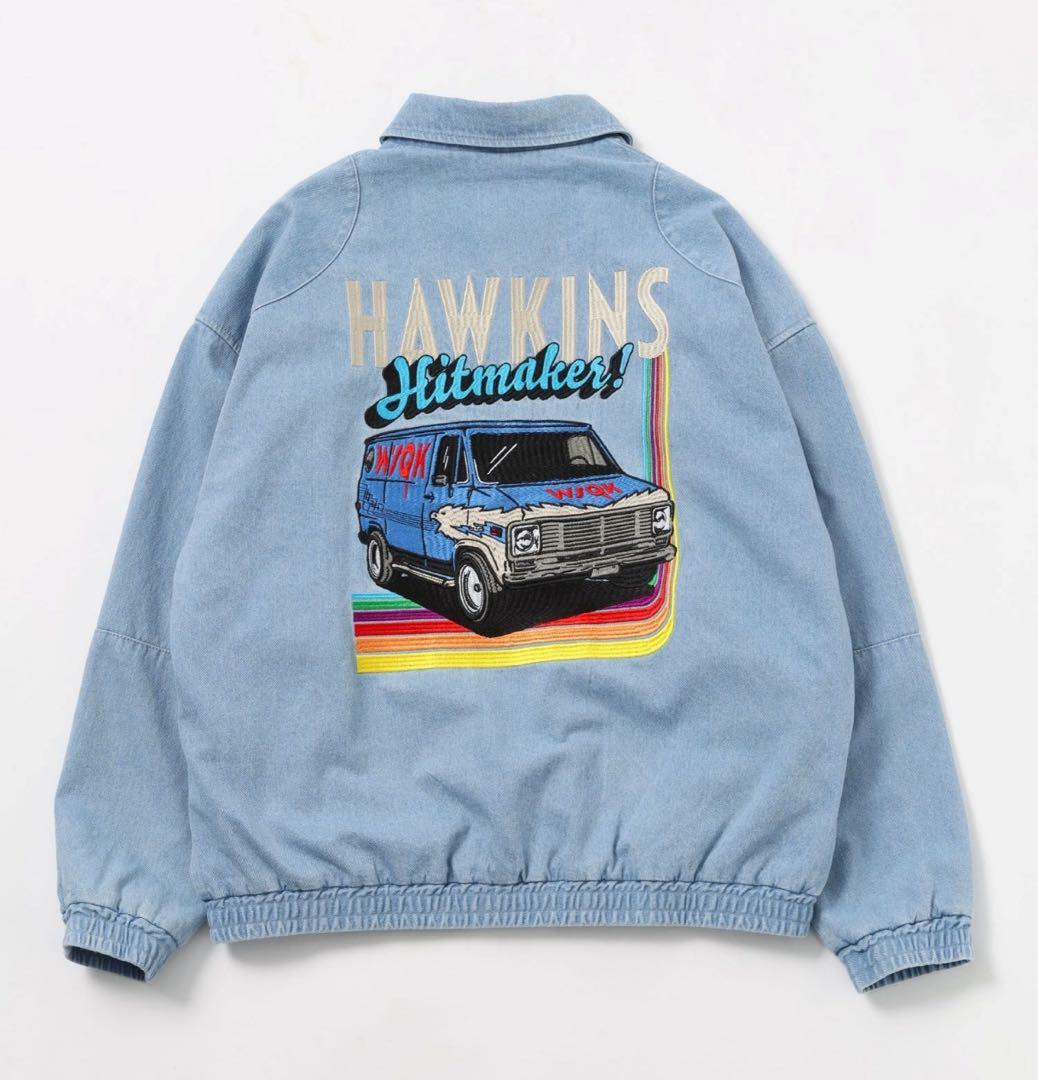 ストレンジャーシングス niko and デニムジャケット ニコアンド　Mサイズ