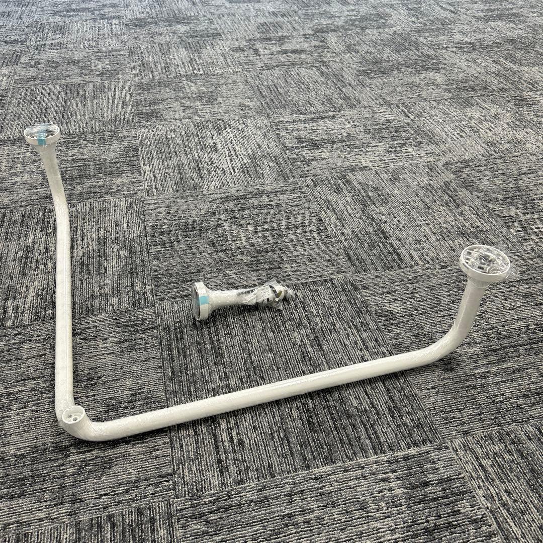 白い滑り止め手すり