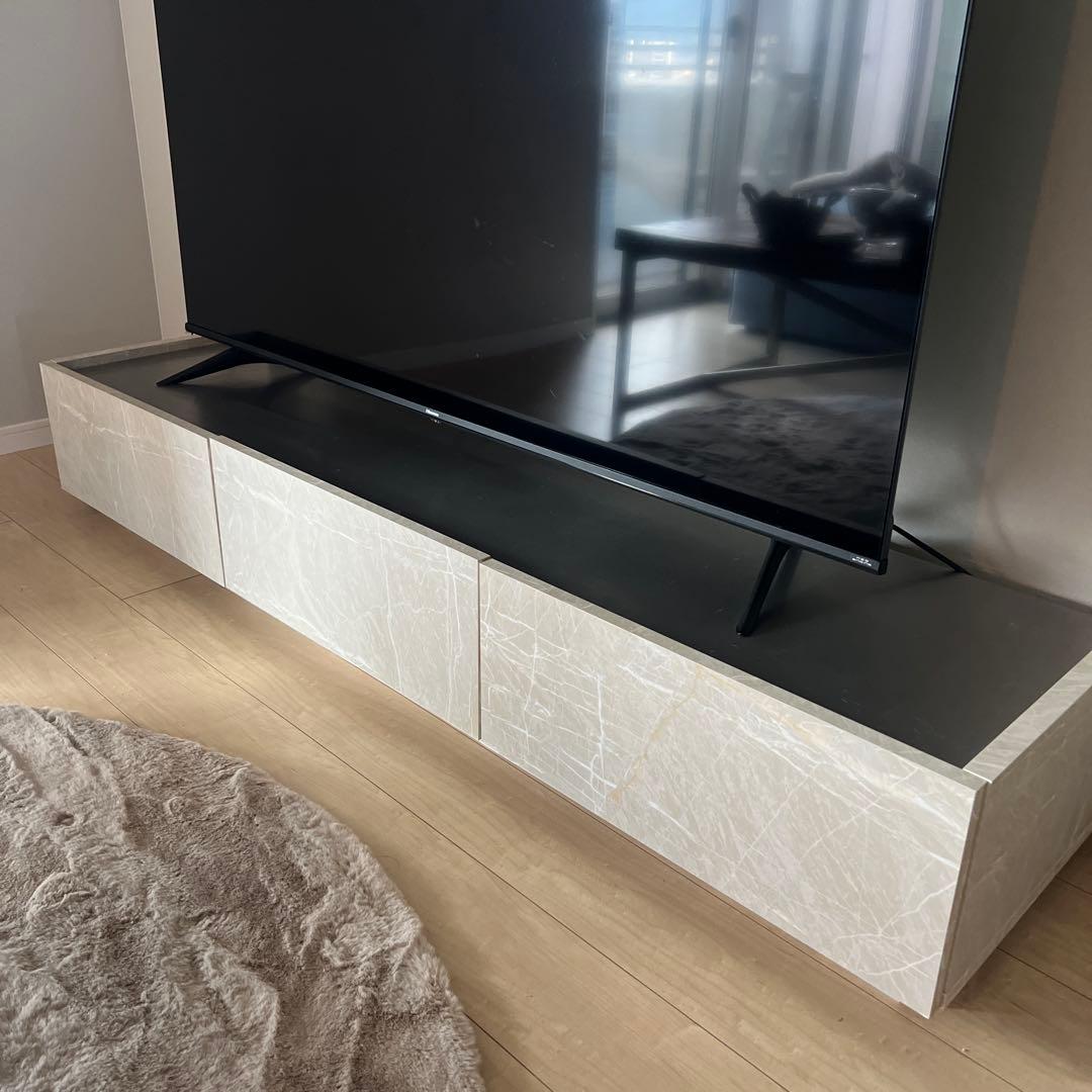 LOWYA ロウヤ テレビボード 180cm ホワイト