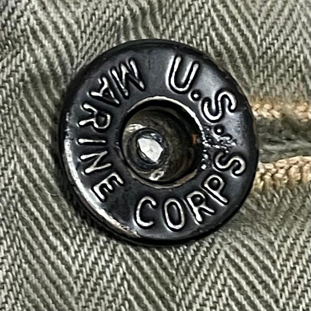 【美品】バズリクソンズ P-44 モンキーパンツ HBT ヘリンボーン