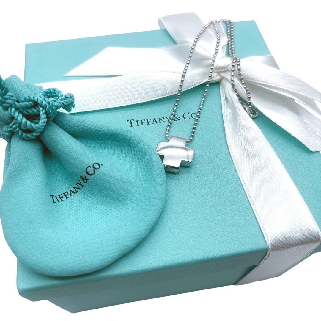 美品◎ ティファニー ローマンクロス ネックレス ペンダント シルバー925