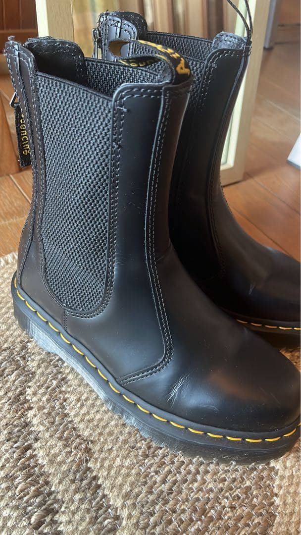 Dr. Martens ブラック サイドゴアブーツ　値下げ交渉⭕️