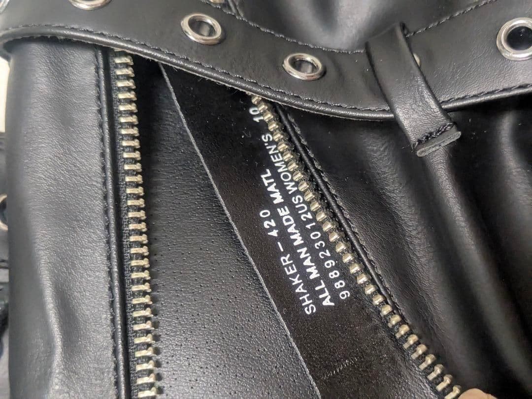 未使用 厚底 ロングブーツ サイドジップ 26cm