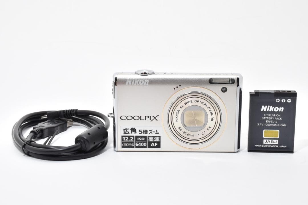 極美品☆Nikon ニコン COOLPIX S640 シルバー デジカメ#963