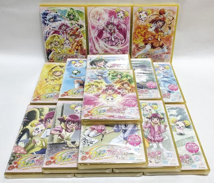 ①②③⑤⑩巻以外未開封の完品♪ スマイルプリキュア! DVD 全16巻S DVD
