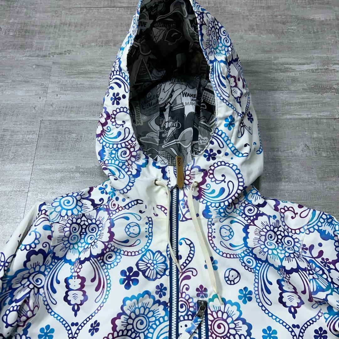 美品 arg × swivel スノーボード 総柄 レディースM スキーウェア