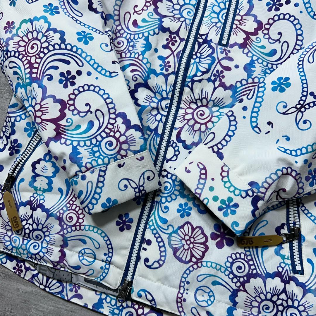 美品 arg × swivel スノーボード 総柄 レディースM スキーウェア