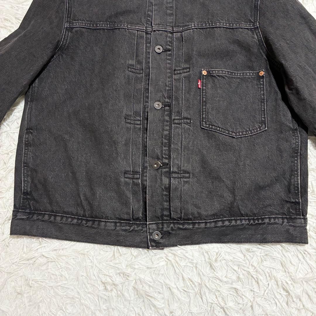 【LEVI’S PREMIUM】タイプ1 BIG E ノーカラーデニムジャケット