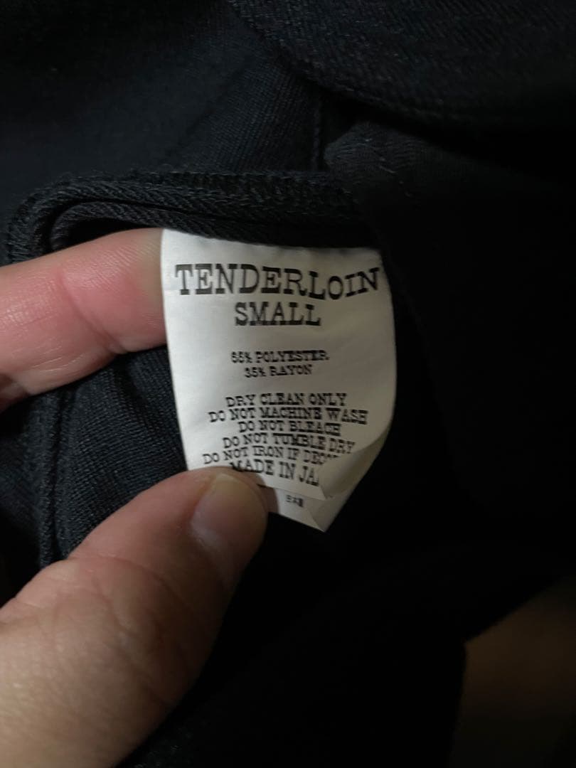 Tenderloin ブラック ノーカラージャケット　work jkt S 黒