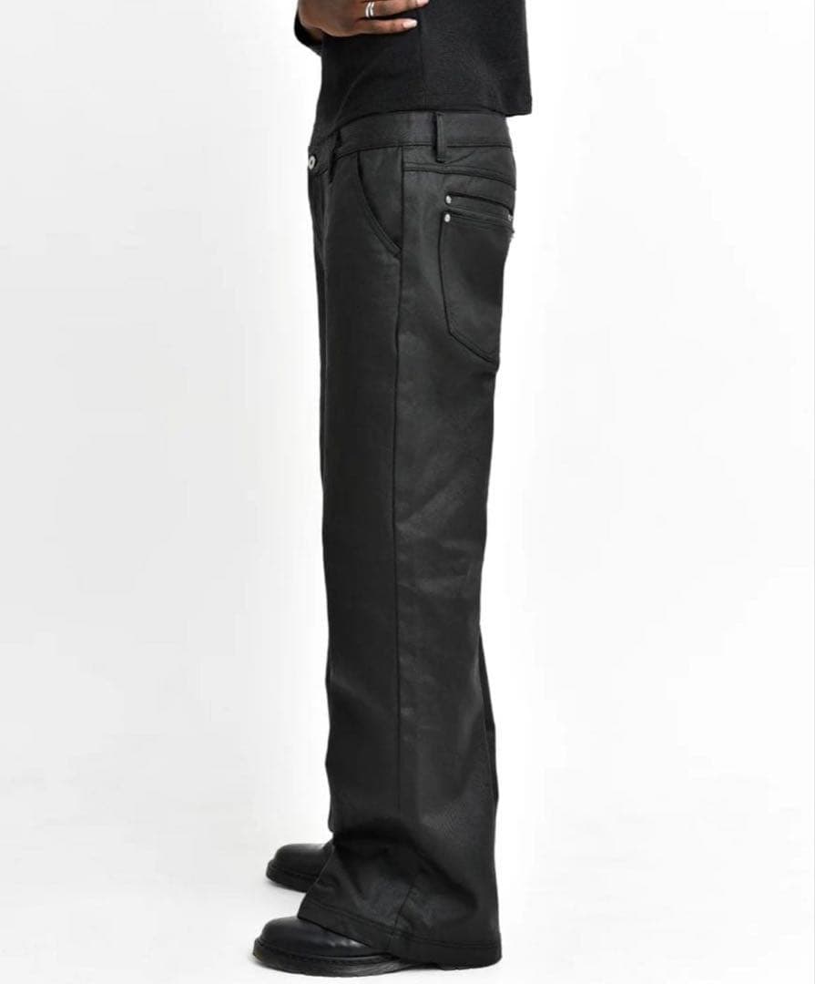 パンツ Asapmode Stacked Oil Coating Pants