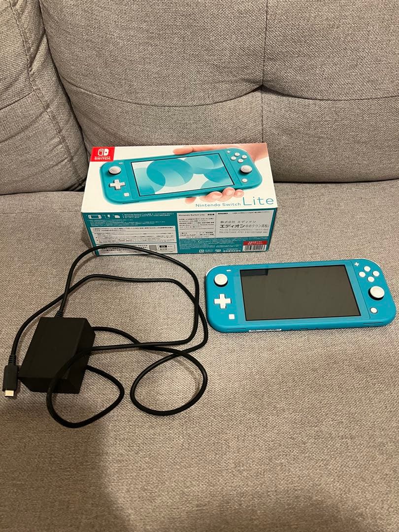 Nintendo Switch Lite ターコイズ 充電器付き