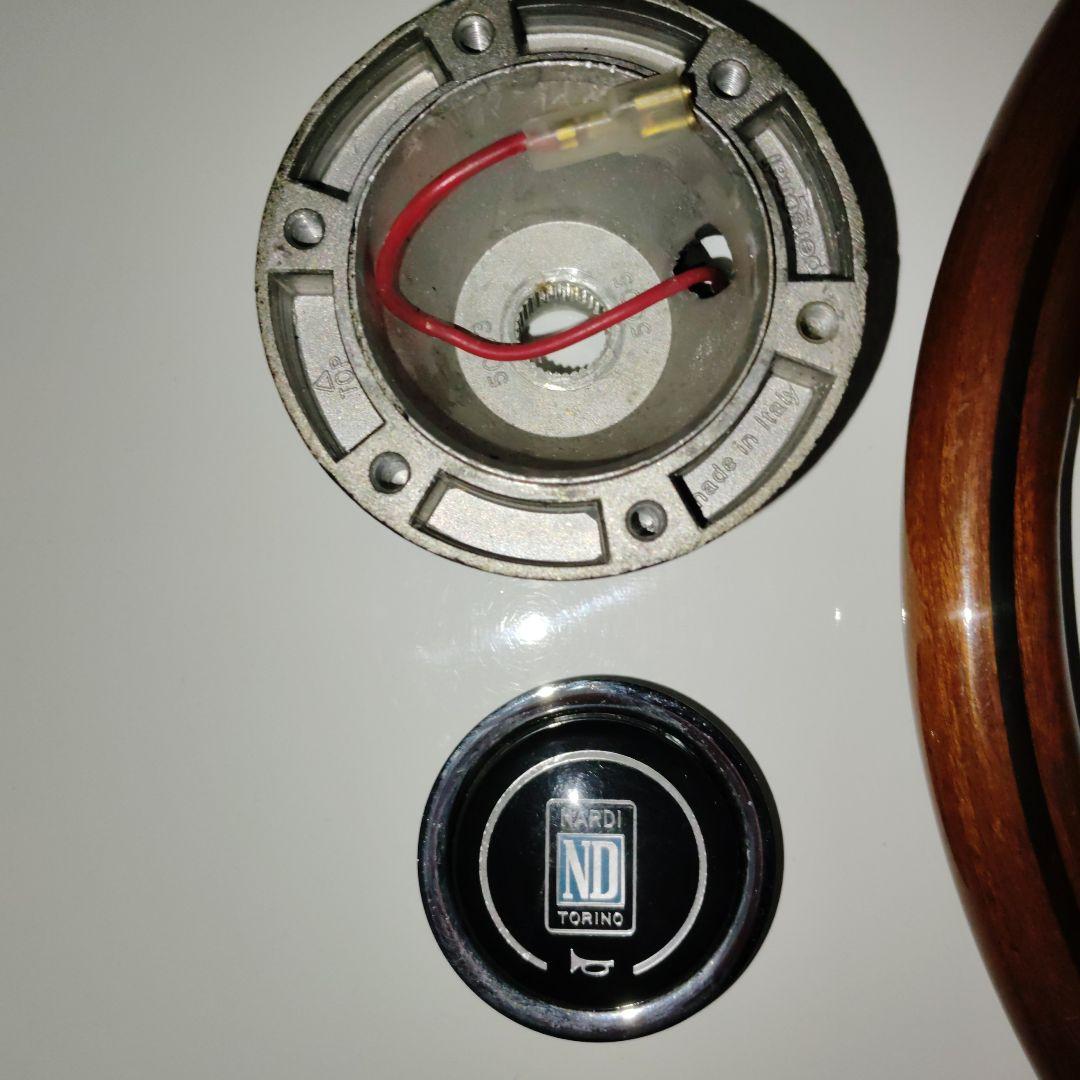 こ*ふ様 値下げNardi クラシックステアリングホイール ウッド 3本スポーク