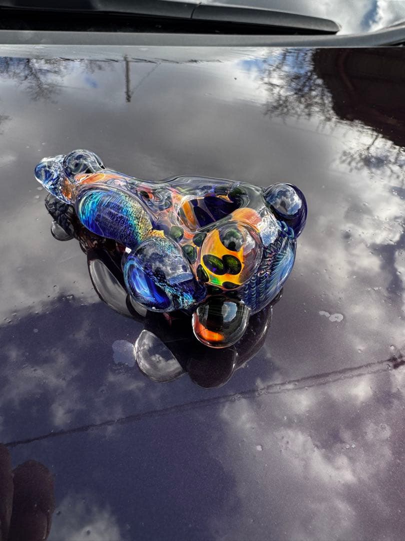 キラキラブルーポケットサイスパイプ