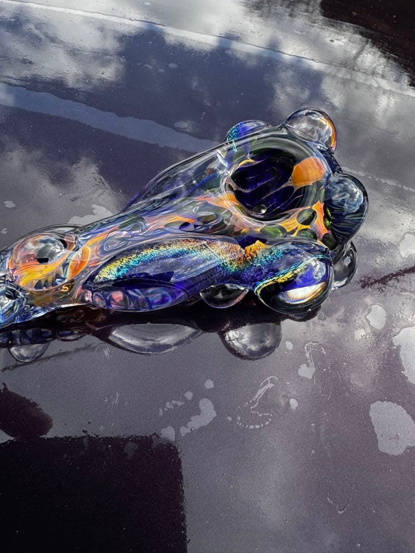 キラキラブルーポケットサイスパイプ