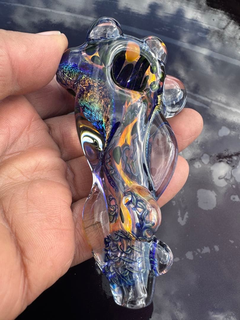 キラキラブルーポケットサイスパイプ