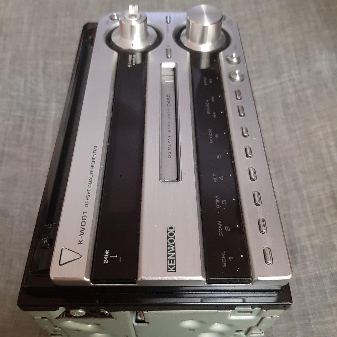 ☆ケンウッド☆K-WD01☆CDMDヘッドユニット☆中古品☆