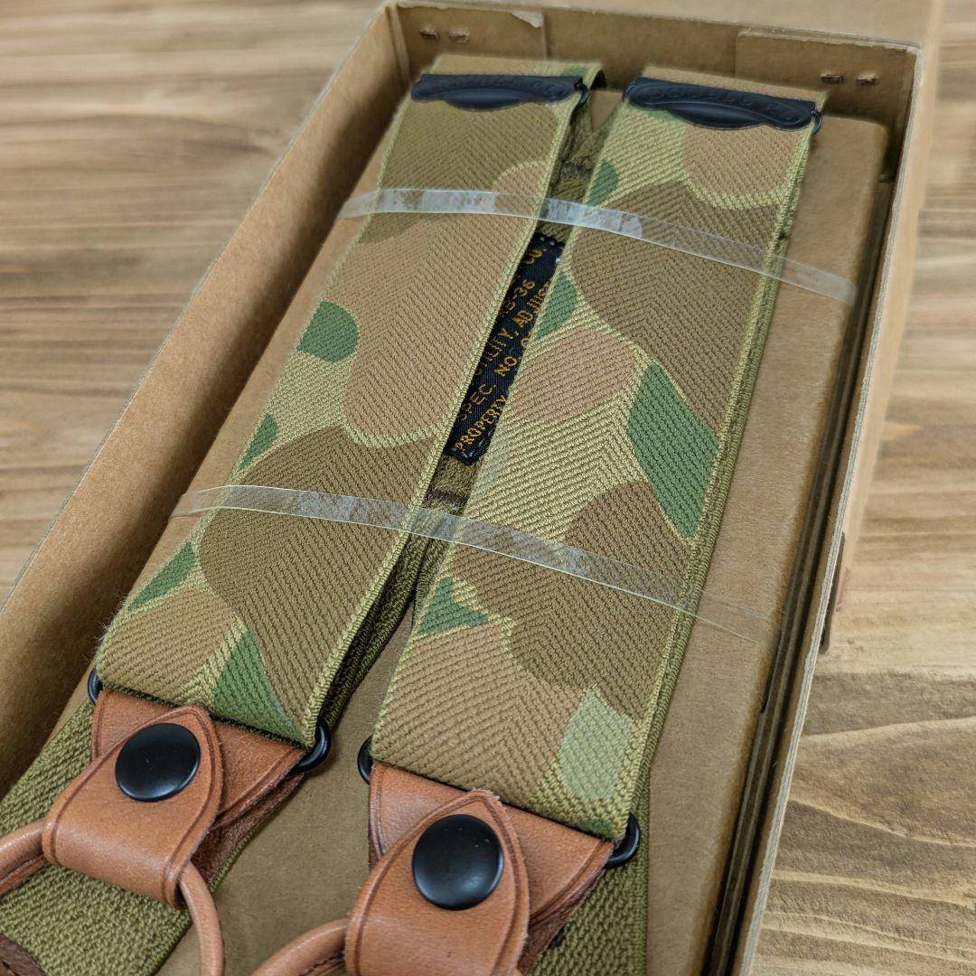 新品 RRL サスペンダー カモ 迷彩 バッグ 財布 ベルト パンツ キャップ
