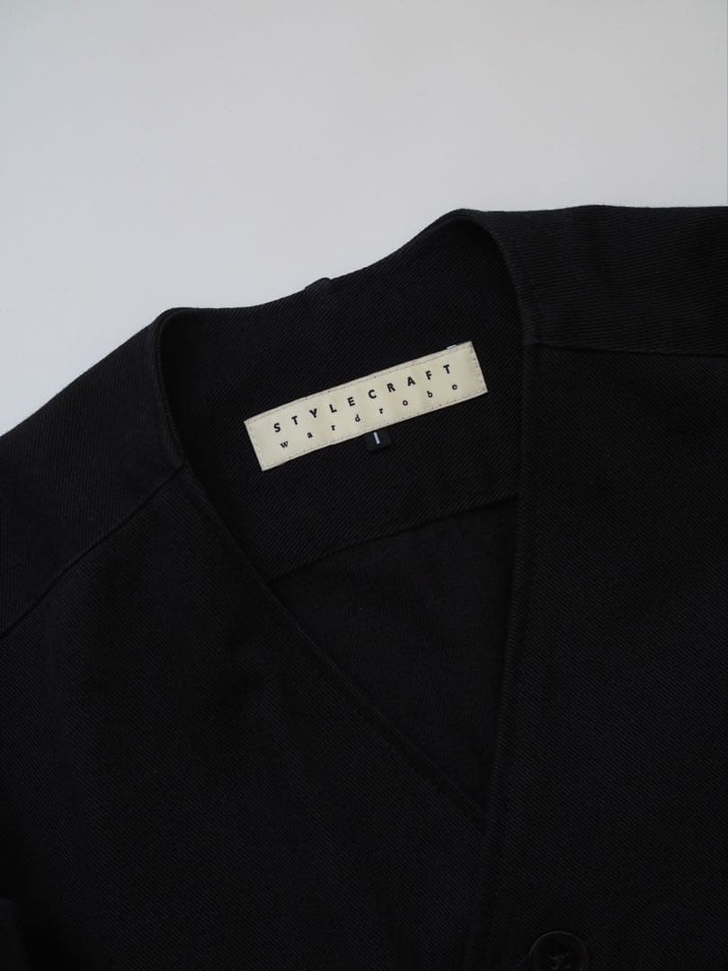 ジャケット・アウター STYLECRAFT WARDROBE V SHIRCKET BLACK