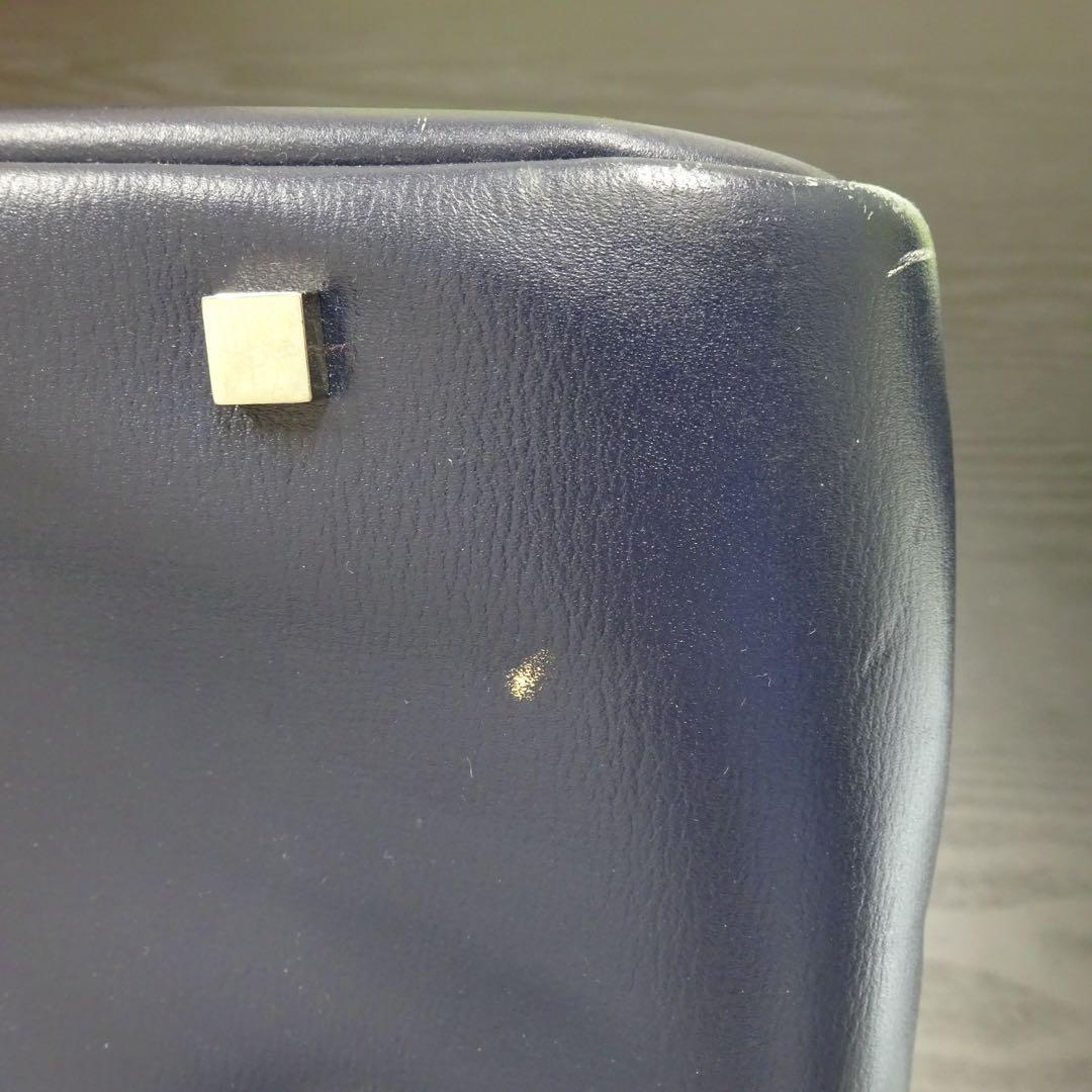 BALLY バリー 紺色　ネイビートートバッグ　ビジネスバッグ レザー 大きめ