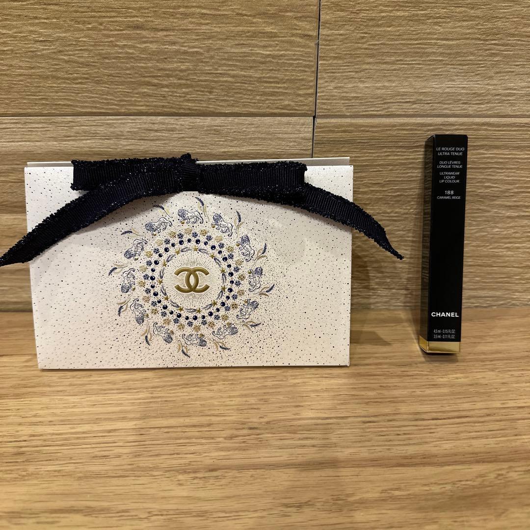 CHANEL シャネルル　ルージュデュオウルトラトゥニュ　188 キャラメル