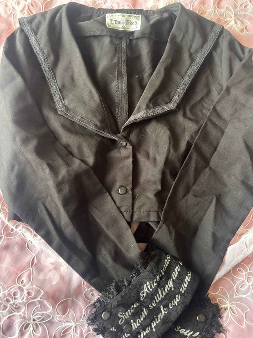 【美品】セーラー襟ブラウス【h.NAOTO】