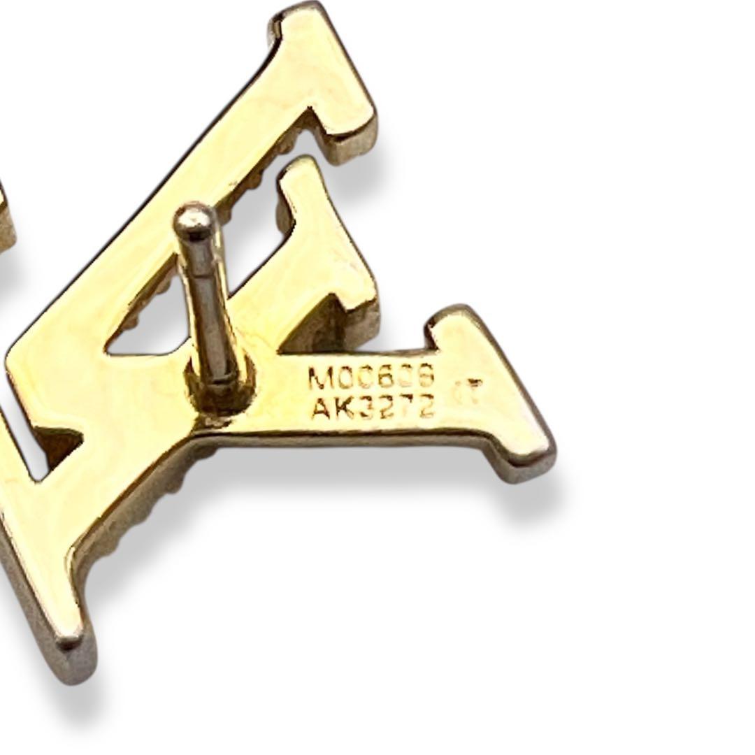 【美品】ルイヴィトン　LVアイコニック　ピアス　ゴールド　M00609 452