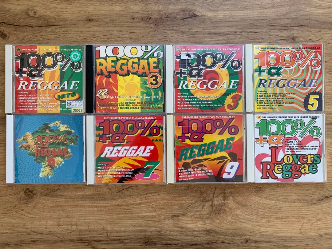 100%+a REGGAE 8枚セット