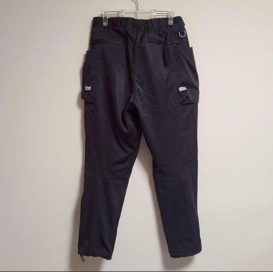 アブガルシア × フラッグスタッフ ルアーボックスカーゴパンツ 裾ジップ M 黒