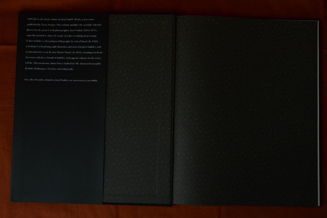 【Josef Sudek: Still Lifes】★新品・未読品・美本