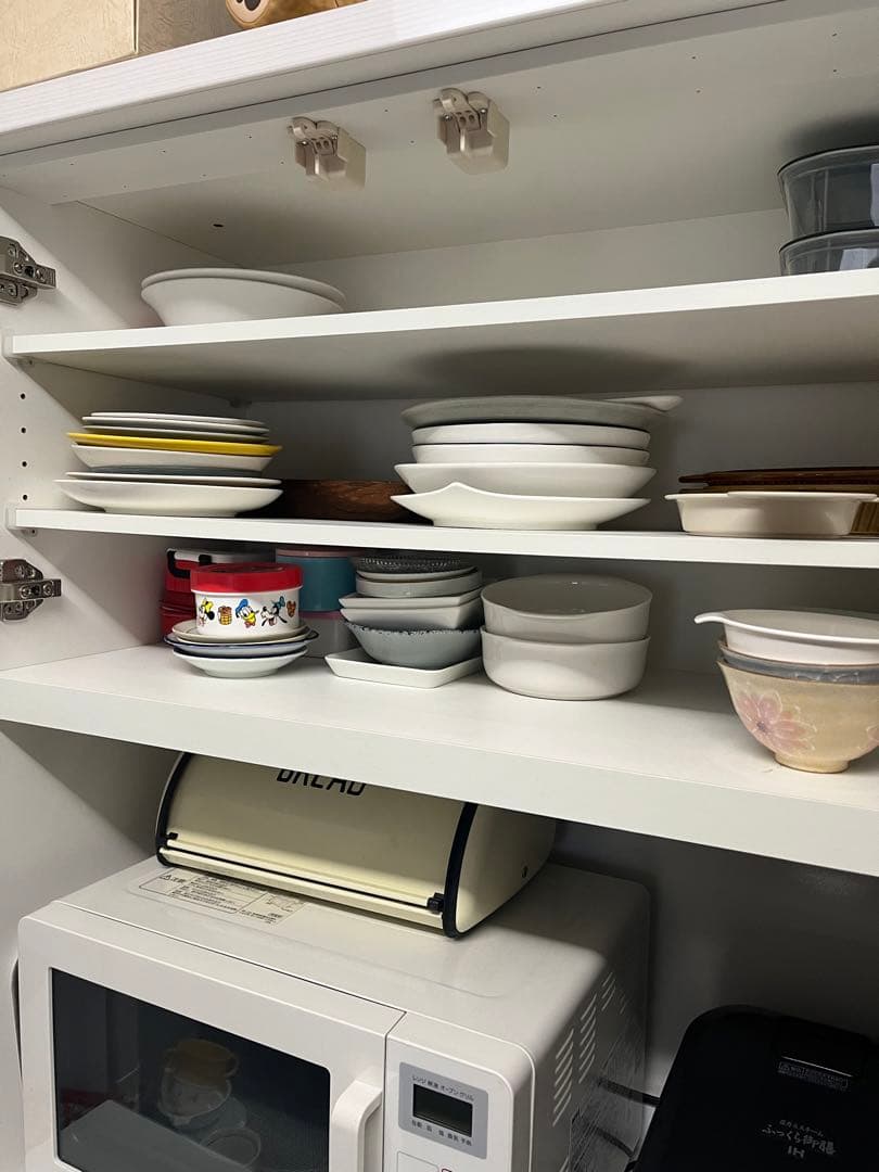 ニトリ　キッチンボード　食器棚ホワイト　リガーレ120 ゴミ箱付き