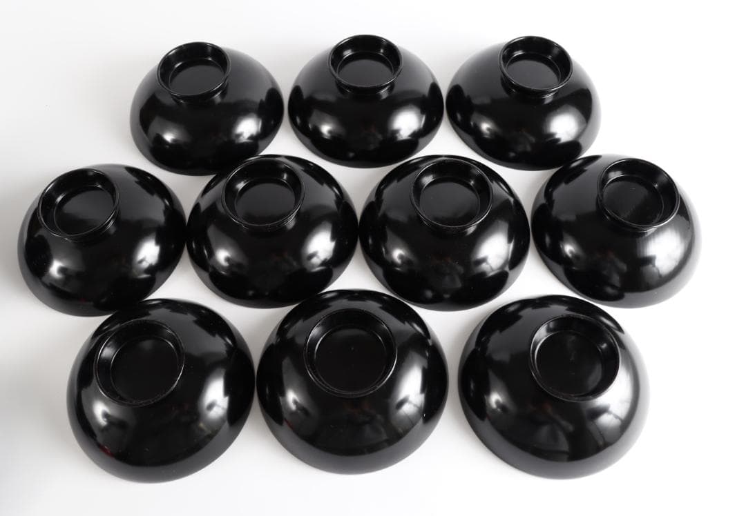 輪島塗 松葉沈金 煮物椀 十客 共箱