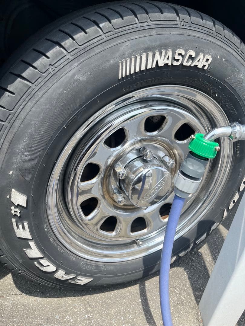 デイトナ16インチタイヤ・ホイールセット メッキホイールNASCAR 139.7