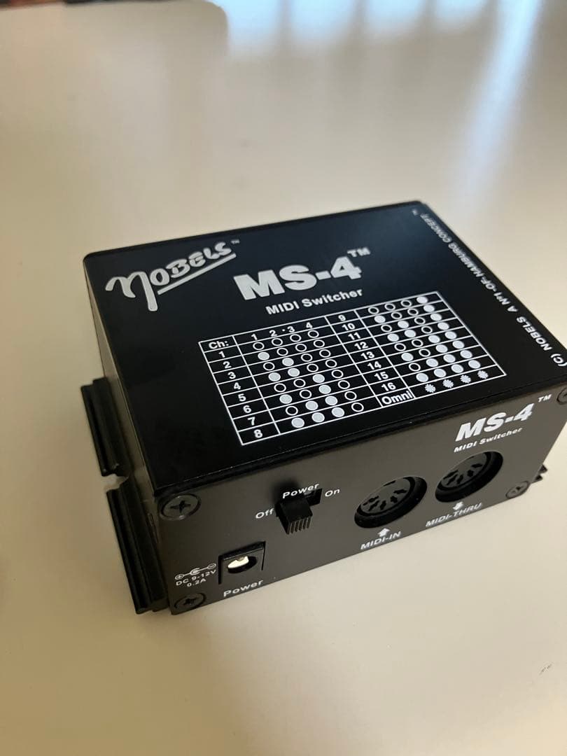 Nobels MS-4 MIDIスイッチャー