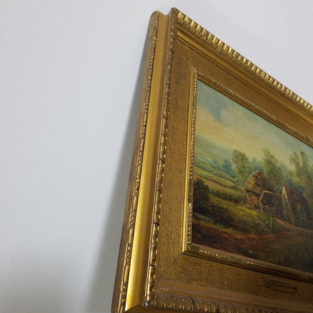 T.E. Breeres 風景画 油彩画