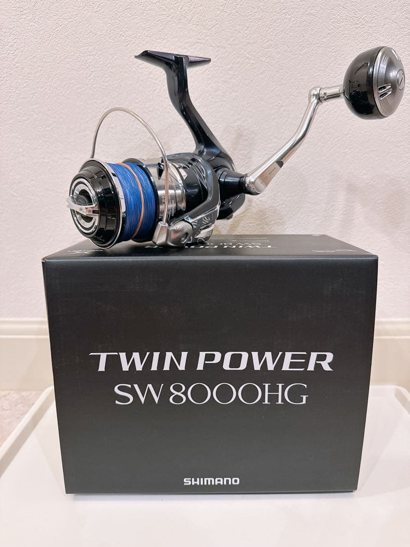 シマノ　ツインパワー　SW８０００HG + バリバス4号ライン