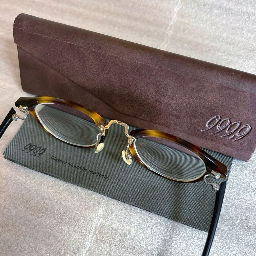 完売品 999.9 フォーナインズ M-62 デミ×ブラック 純正ケース 定番