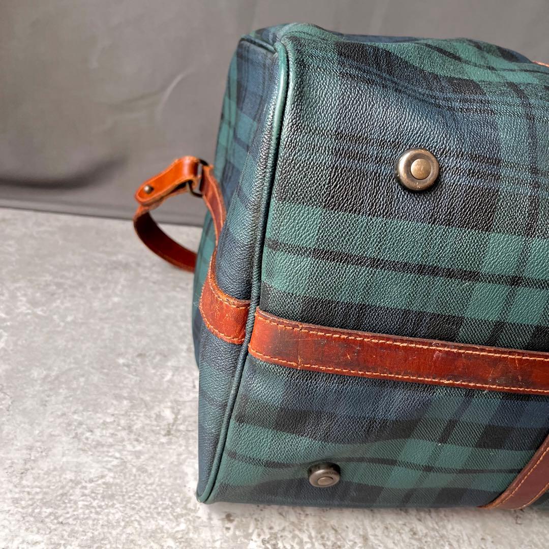 まさ様 ポロ ラルフローレン ボストンバッグ 大容量 ブラックウォッチ