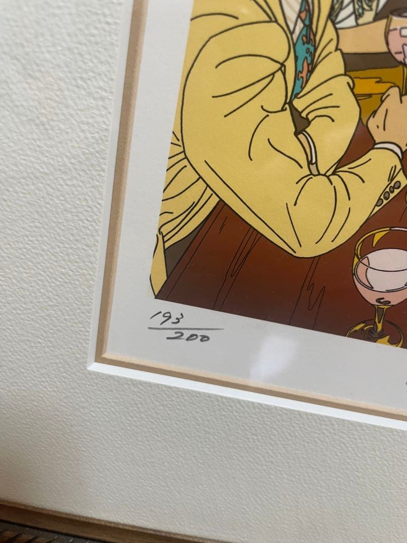 わたせせいぞう たがれ色のバラード 版画