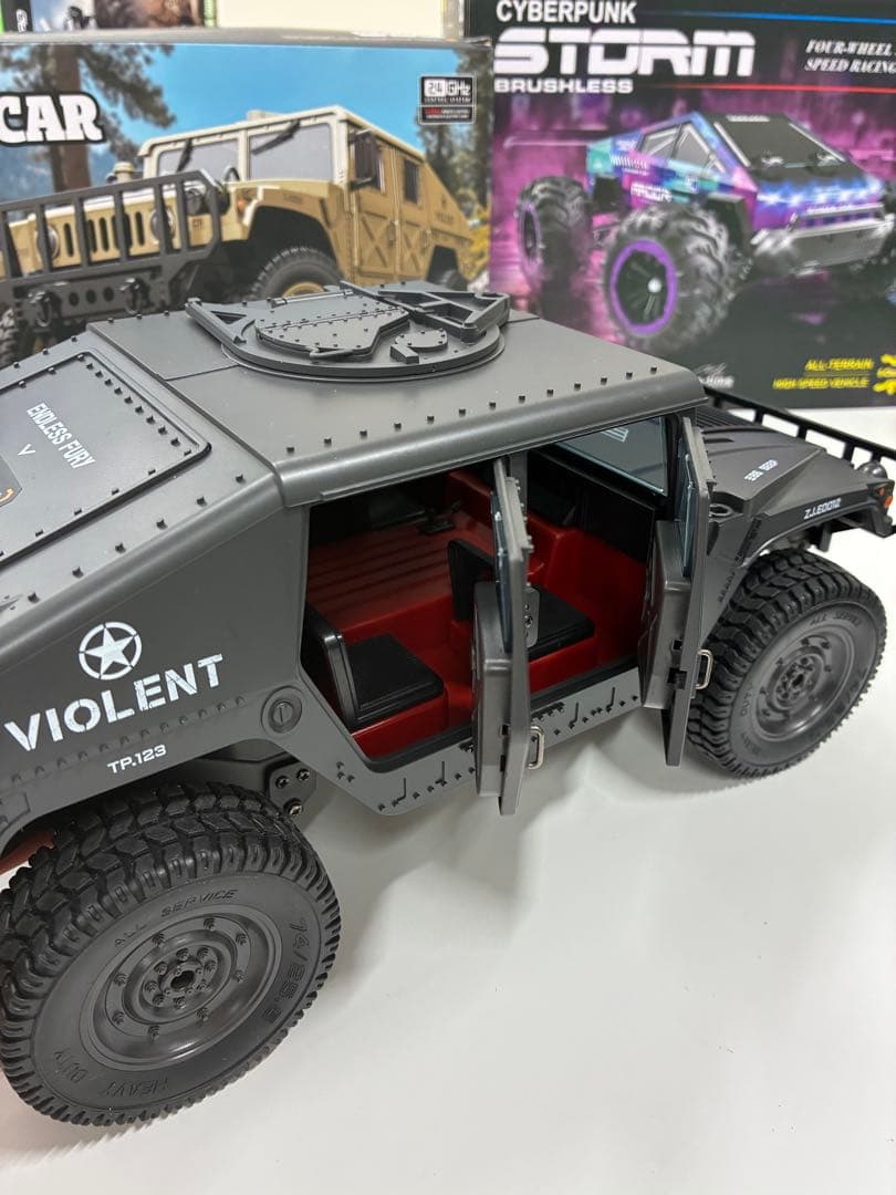 戦車 大型 ラジコン オフロード ミリタリー RCカー人気 34cm 4WD