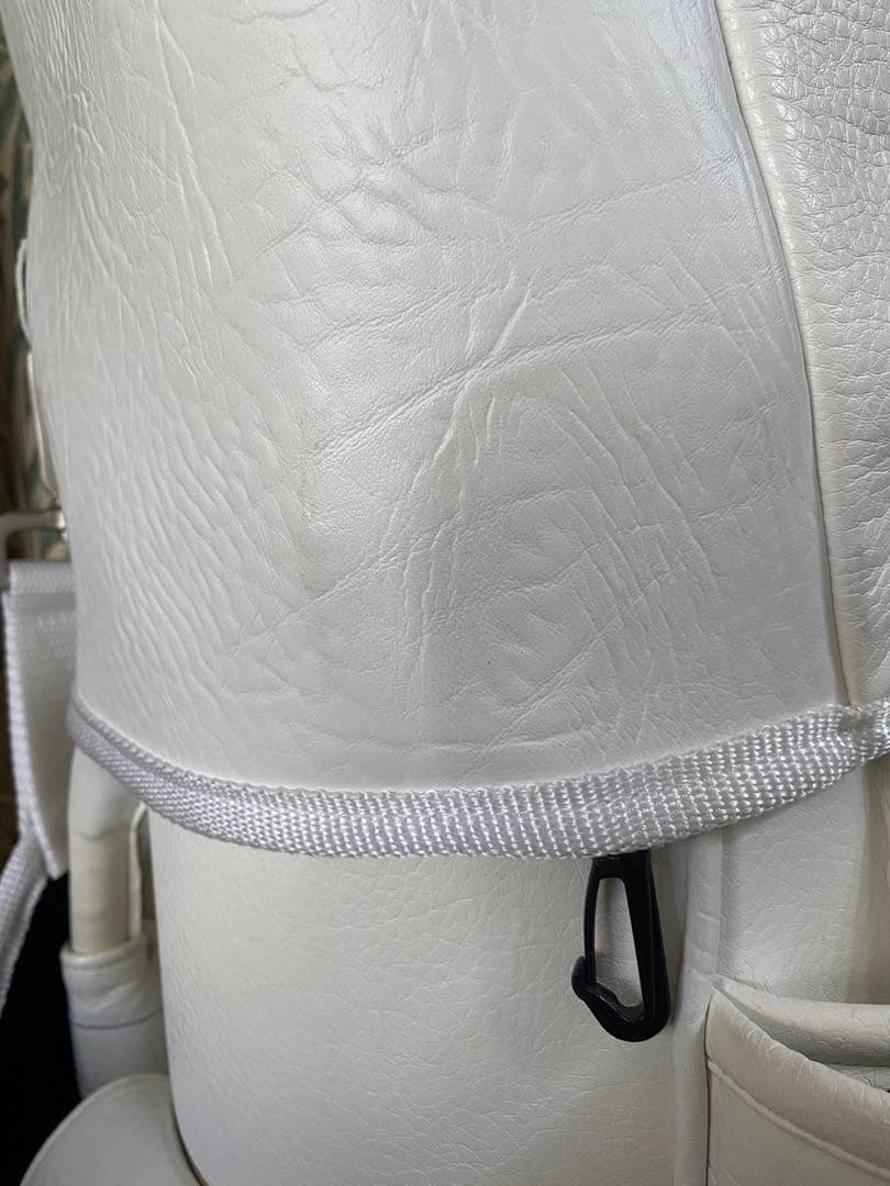 【BELDING】素敵なホワイト 白 キャディバッグ ★冬の白はお洒落★おまけ付